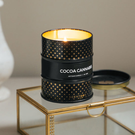 Cocoa Cannabis Candle